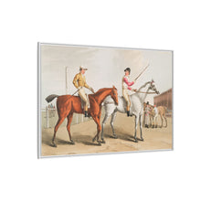 Illustration of jockies from The Costume of Yorkshire (1814) by George Walker