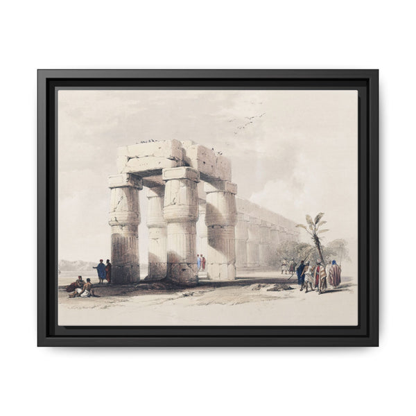 Luxor in upper of Egypt illustration by David Roberts (1796–1864). - NOMADEN ART GALLERY