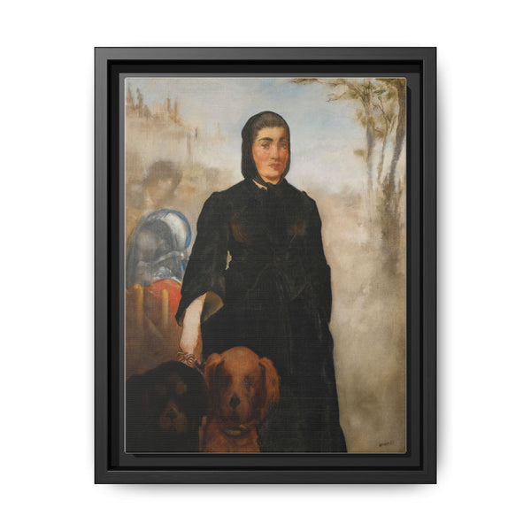 Femme aux chiens (1858) by Edouard Manet - NOMADEN ART GALLERY