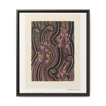 Art Deco Flower pattern pochoir print in oriental style - NOMADEN ART GALLERY