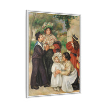 La familia del artista (La Famille de l'artiste) (1896) de Pierre-Auguste Renoir. 