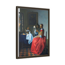 La joven con copa de vino de Johannes Vermeer (ca. 1658-1662)