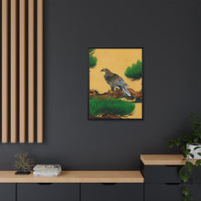 Pine and Eagle, a traditional portrait of a charismatic Japanese eagle by Kano Tanyu (1602-1674)