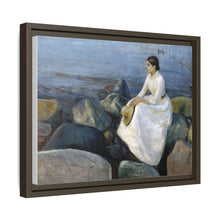 Noche de verano, Inger en la playa (1889) de Edvard Munch 