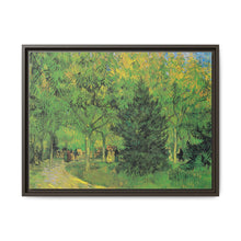 Vincent van Gogh's Path in the Park of Arles with Walkers (1888) - NOMADEN ART GALLERY