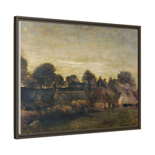 Farming Village at Twilight (1884) by Vincent Van Gogh. Original from The Rijksmuseum. - NOMADEN ART GALLERY