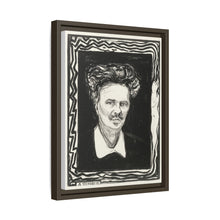 August Strindberg (1896) by Edvard Munch - NOMADEN ART GALLERY