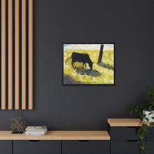 Black Cow in a Meadow (ca. 1881) by Georges Seurat
