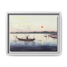 Boats and setting sun (1900 - 1936) by Ohara Koson - NOMADEN ART GALLERY