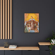 Fresco of Virgin-of-Mercy on the northern wall of the subsidiary church Saint Anna in Saager