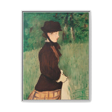 Young Woman in a Garden (Jeune femme dans un jardin), (1879) by Édouard Manet - NOMADEN ART GALLERY