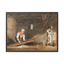 Illustration of line swinglers from The Costume of Yorkshire (1814) by George Walker - NOMADEN ART GALLERY
