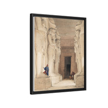 Excavated Temple of Gyrshe (Gerf Hussein) Nubia illustration by David Roberts (1796–1864)
