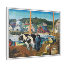 Ox Team, Wharf at Matinicus (1916)