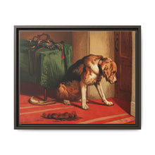 Suspense (1877) by sir Edwin Landseer, a Victorian bloodhound mastiff waiting. - NOMADEN ART GALLERY