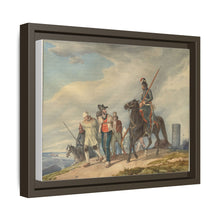 Three Armed Riders Escorting Prisoners near Reims (1825) by Peter von Hess