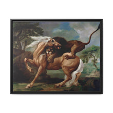A Lion Attacking a Horse (1762) by George Stubbs. - NOMADEN ART GALLERY