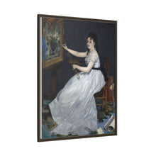 Retrato de Eva Gonzalés en el taller Manets (1870) de Edouard Manet