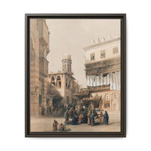 Bazaar of the coppersmiths Cairo illustration by David Roberts (1796–1864) - NOMADEN ART GALLERY