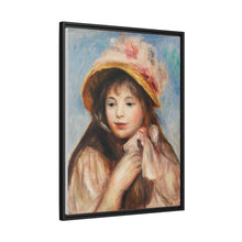 Mädchen mit rosa Haube (Jeune fille au chapeau rose) (1894) von Pierre-Auguste Renoir