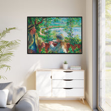 Cerca del lago (1879-1890) de Pierre-Auguste Renoir