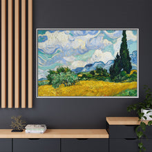 Vincent Van Gogh's Wheat Field with Cypresses (1889). Famous painting, original from the MET Museum - NOMADEN ART GALLERY
