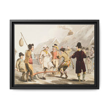 Illustration of the fool plough from The Costume of Yorkshire (1814) by George Walker - NOMADEN ART GALLERY
