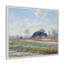 Claude Monet's Tulip Fields at Sassenheim (1886). Original from the Sterling and Francine Clark Art Institute. - NOMADEN ART GALLERY