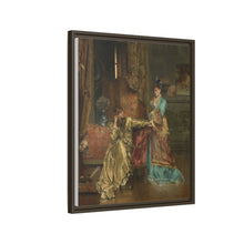 The Visit (c. 1870) by Alfred Stevens: A Glimpse into 19th-Century Elegance