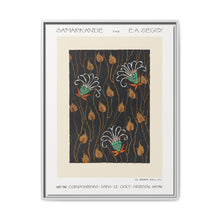 Art Deco Flower pattern pochoir print in oriental style. Original from our own 1914 edition of Samarkande - NOMADEN ART GALLERY