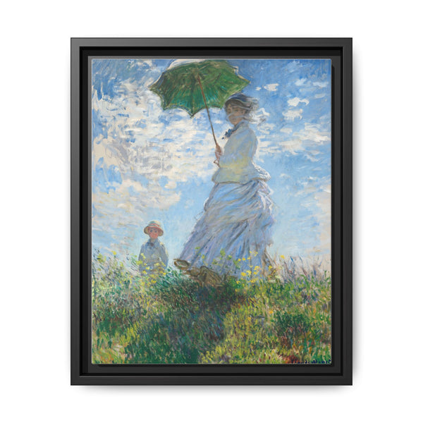 Claude Monet's Madame Monet and Her Son (1875), woman with a Parasol. - NOMADEN ART GALLERY