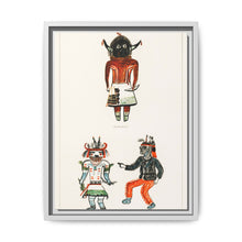 Hopi Katcinas - Piokot Turkwinu Turkwinu Mana (1895) drawn by the native people from the book of Jesse Walter Fewkes - NOMADEN ART GALLERY