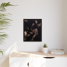 The ecstasy of Saint Francis of Assisi; two angels next to him. Mezzotint by W. Say after L. Carracci