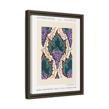 Estampado de pochoir Art Nouveau con estampado de uvas en estilo oriental. Original de nuestra propia edición de 1914 de Samarkande.