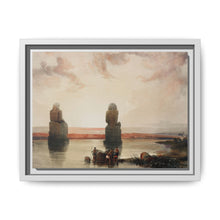 Statues of Memnon at Thebes during the inundation illustration by David Roberts (1796–1864) - NOMADEN ART GALLERY