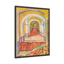 Corridor in the Asylum (1889) by Vincent Van Gogh - NOMADEN ART GALLERY