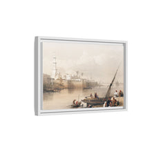View on the Nile ferry to Gizeh illustration by David Roberts (1796–1864) - Decorative Wall Art