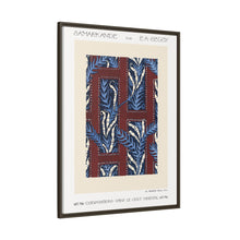 Estampado de pochoir con estampado de flores Art Nouveau en estilo oriental. Original de nuestra propia edición de 1914 de Samarkande.
