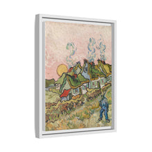 Houses and Figure by Vincent van Gogh - NOMADEN ART GALLERY