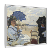 Claude Monet's The Beach at Trouville (1870) - NOMADEN ART GALLERY