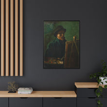 Vincent van Gogh's Self-Portrait with Dark Felt Hat at the Easel (1886) - NOMADEN ART GALLERY