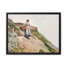 Girl Carrying a Basket (1882) by Winslow Homer - NOMADEN ART GALLERY