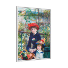 Dos hermanas (en la terraza) (1881) de Pierre-Auguste Renoir 