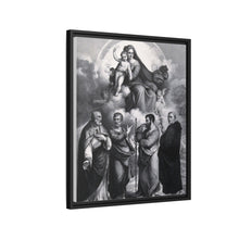 The Virgin and Child with Saint Geminianus of Modena, Saint Peter, Saint Paul and Saint Antony of Padua. Lithograph by F. Hanfstaengl after B. Ramenghi, il Bagnacavallo.