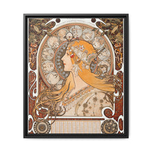 Alphonse Maria Mucha's Zodiaque or La Plume (ca. 1896–1897). Famous Art Nouveau artwork