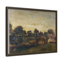 Farming Village at Twilight (1884) by Vincent Van Gogh. Original from The Rijksmuseum. - NOMADEN ART GALLERY