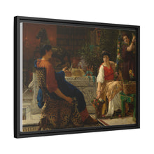 Preparations for the Festivities (The Floral Wreath) (1866) by Sir Lawrence Alma Tadema