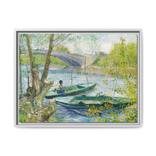 Fishing in Spring, the Pont de Clichy (Asnières) (1887) by Vincent Van Gogh - NOMADEN ART GALLERY