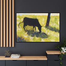 Black Cow in a Meadow (ca. 1881) by Georges Seurat