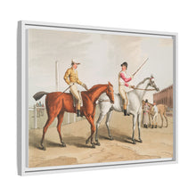Illustration of jockies from The Costume of Yorkshire (1814) by George Walker